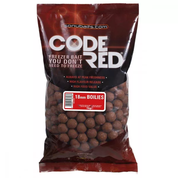 Sonubaits Code Red Boilies 18mm 1kg boilie