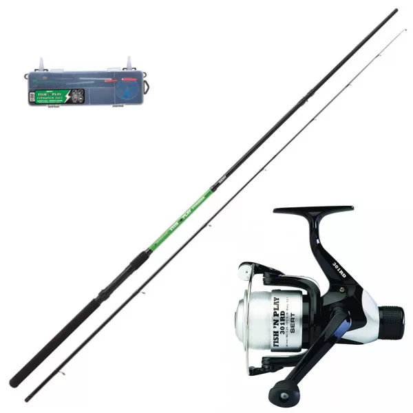 Sert Kit Fish n Play Fitfeeder 2703 Hengel en 301RD Molen Set