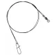 SERT - 7 STRAND TRACE + SWIVEL AND SNAP LINK - 50CM - 7KG - Bijtbestendige voorslag