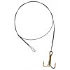 SERT - 7 STRAND TRACE WITH TREBLE HOOK - 60CM - 9KG - Bijtbestendige voorslag