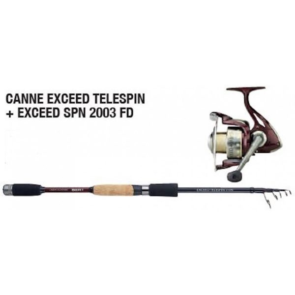 SERT - EXCEED TELESPIN 210-5M (5/21g) + EXCEED SPN 2003 FD - 290m/0.20mm - RETRIEVE 0,70m - Set