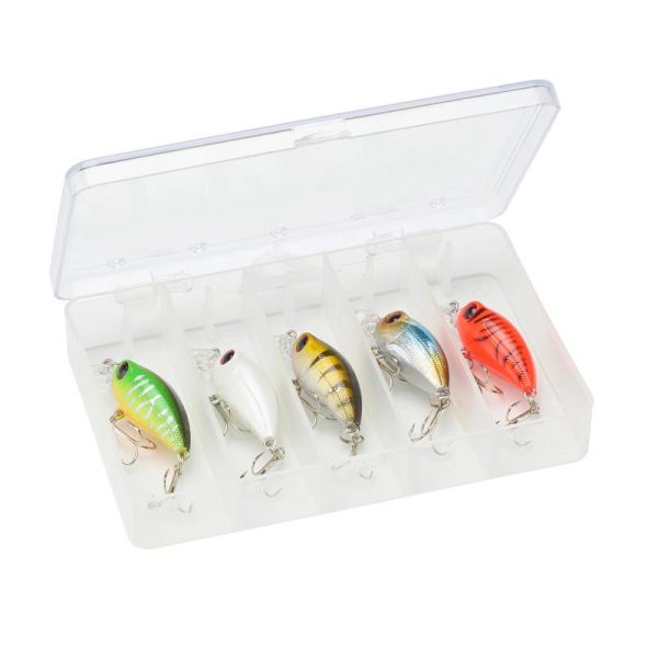 SRT Crankbait Kit 7cm 10gr Drijvende Wobbler Set 5 stuks