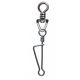 SERT - ITALIAN SWIVEL & SNAP LINK - NICKEL N°1 X8 - Draaiwartel