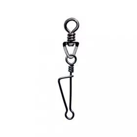   SERT - ITALIAN SWIVEL & SNAP LINK - BLACK N°3 X8 - Draaiwartel