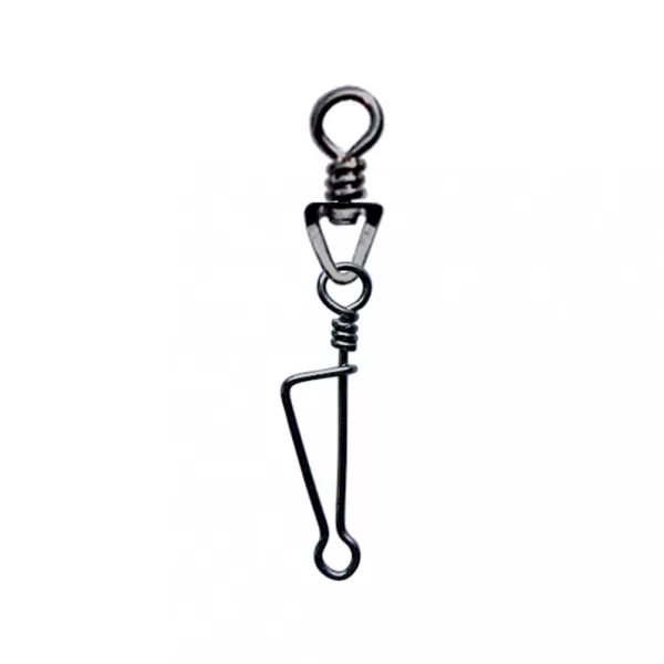 SERT - ITALIAN SWIVEL & SNAP LINK - BLACK N°3 X8 - Draaiwartel
