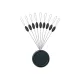 SERT - STOP FLOAT OVAL BLACKS SS - Stopper
