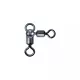 SERT - COMBI ROLLING SWIVELS - BLACK N°1x2 X 4 - Wartel