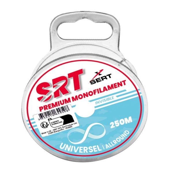 SRT Universal- Invisible Transparante Monofilament Lijn 0,45mm 250m 12,6Kg