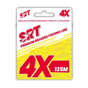 Sert Tresse 4x SRT Fluo Gele Gevlochten Lijn 0,14mm 135m
