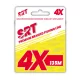 Sert Tresse 4x SRT Fluo Gele Gevlochten Lijn 0,16mm 135m