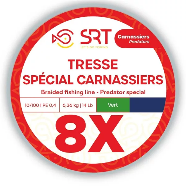 SRT 8X Mosgroen 0,18mm 500m Gevlochten Hoofdlijn