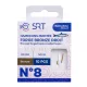 SRT Forged Bronzed Straight 0,16mm 50cm Monofil 8 Voorgebonden Haak 10st