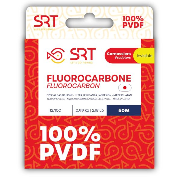 Sert Fluorocarbon SRT 100% PVDF 0,22mm 50m Fluorocarbon Onderlijn