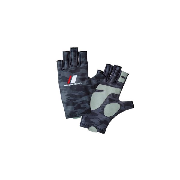 Major Craft UV-Cut Glove Donkergrijs Camo Zomerhandschoen M