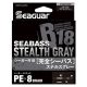Seaguar R18 Kanzen Seabass Stealth Gray 150m 1,2Gou Gevlochten hoofdlijn