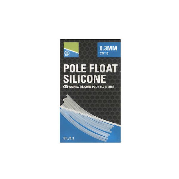Preston Pole Float Silicone 0,7mm Siliconen Buis 15 stuks