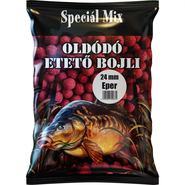 Speciál Mix 24mm Aardbei Oplosbare Voerboilie 1kg