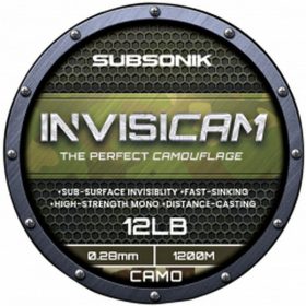 Sonik Subsonik Invisicam 1200m 0,31 Monofilament hoofdlijn