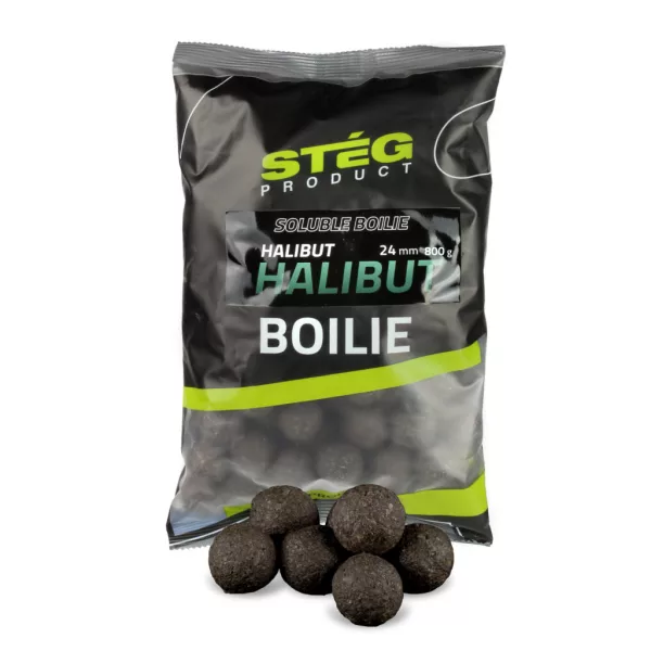 Stég Soluble 24mm Halibut Oldódó Etetőbojli 800gr