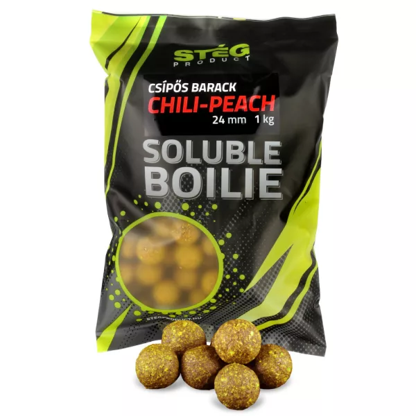 Stég Product Oplosbare Bojlie 24mm Chili-Perzik 1kg