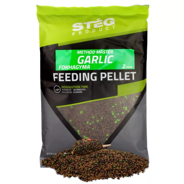 Stég Voerpellet 2mm Knoflook 800g