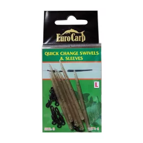 EuroCarp snelclip met siliconen anti-tangle sleeve