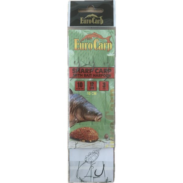 EuroCarp Voorgemonteerde Feeder Onderlijn met Baitspears Sharp #10