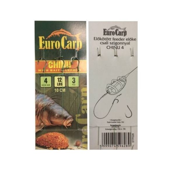EuroCarp voorgebonden gevlochten feeder onderlijn Chinu 4