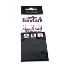   EuroCarp Voorgemonteerde Gevlochten Feeder Onderlijn met Aashouder - Unique Carp 10