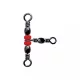 Sunset - TRIPLE SWIVEL W/ BEADS ST-S-1706 8X10 20KG X4 - Draaiwartel