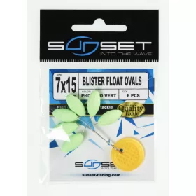   Sunset - BLISTER DRIJVERS OVAAL FOSFOR GROEN 5x10mm - Stopper