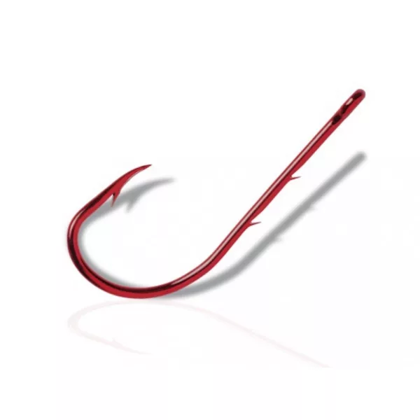 Sunset - HM RS COMPETITION SPECIAL RED / FLUORO 150 - 0,22 - 6 X8 - Voorgeknoopte haak - Haak met weerhaak, Haak met oog