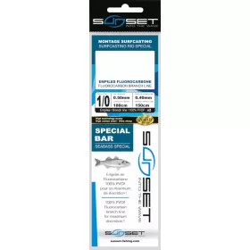   Sunset - BDL SURFCASTING RS COMPETITION SPECIAL BAR / FLUORO 2X150 N1/0 - Montage - Zeemontage