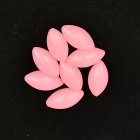   Sunset - DRIJVENDE OVALE KRALEN LICHTGEVEND ROZE 5x10mm X20 - Stopper