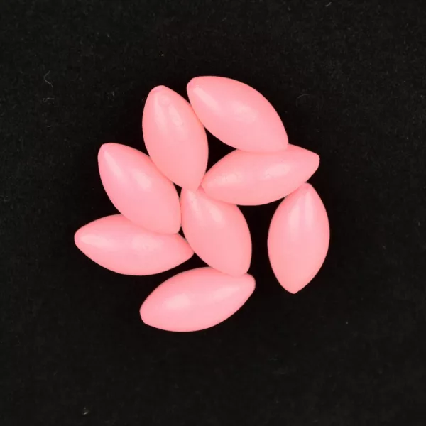 Sunset - DRIJVENDE OVALE KRALEN LICHTGEVEND ROZE 5x10mm X20 - Stopper