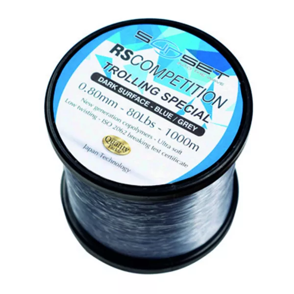 Sunset Nylon RS Competition Trolling Dark Surface 0,8mm 1000m Monofil Hoofdlijn