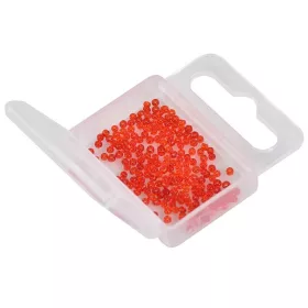 Sunset Micro Glass Beads Rood 1,5mm Glaskraal 200st