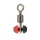 Sunset Rotating Swivel Plastic Rolling S Wartel 6 stuks