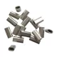 Sunset Aluminium Ovale Huls ST-S-6029 2x4x18mm Krimphuls 20 stuks