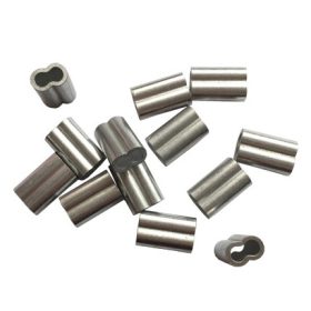   Sunset Aluminium Dubbele Huls ST-S-6062 2,5x5,2x15mm Krimphuls 12 stuks
