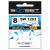 Sunset Sunhooks SW 1263NI N°8 Feederhaak met oog en weerhaak 20 stuks