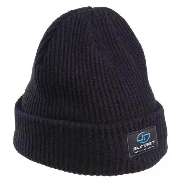 Sunset Beanie Sunkit Hat SW Zwarte Gebreide Muts