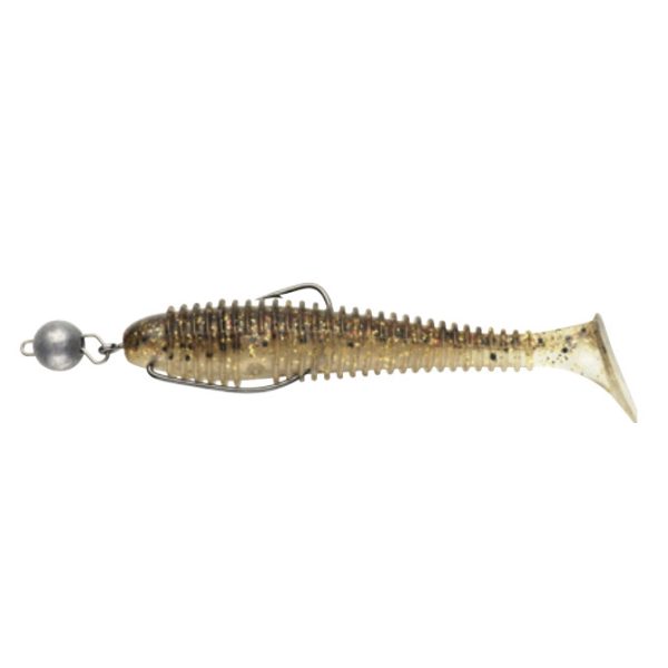 Swimy Cheburashka Galfion Fat Shad Rig Rubbervis K050 95mm - 5gr   - Ready Rig - Cheburashka lood - Voorgemonteerd