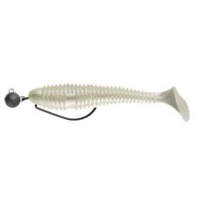   Swimy Cheburashka Galfion Fat Shad Rig Rubbervis PW 95mm - 5gr   - Ready Rig - Cheburashka lood - Voorgemonteerd