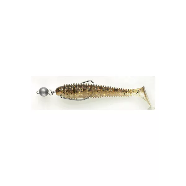 Swimy Cheburashka Galfion Fat Shad Rig Rubbervis K050 95mm - 5gr   - Ready Rig - Cheburashka lood - Voorgemonteerd
