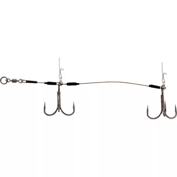 WESTIN Pro Stinger Dubbele 1x7 40,8kg 15cm #2/0 2 stuks Stinger rig
