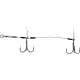 WESTIN Pro Stinger Dubbele 1x7 40,8kg 15cm #2/0 2 stuks Stinger rig