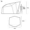 Nash Titan T2 193x320x286cm Tweepersoons Tent