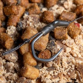   Nash Solid Bag Rig 8 voorgeknoopte haak zonder weerhaak, met oog 3 stuks