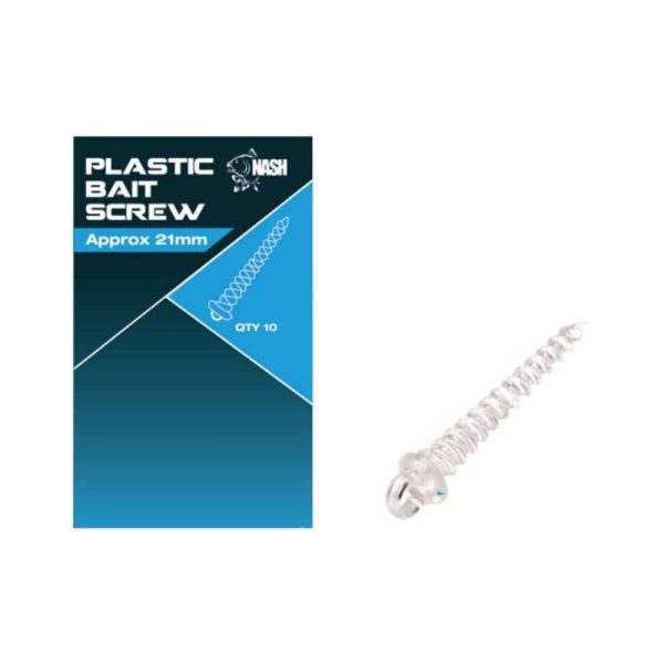 Nash Plastic Bait Screws 8mm Aasschroeven